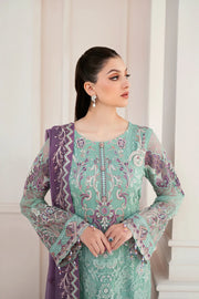 Ramsha Rangoon Vol-09 Luxury Chiffon Unstitched 3Pc Suit D-902