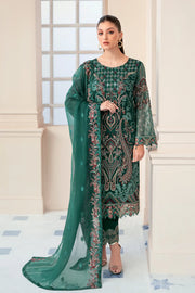 Ramsha Rangoon Vol-09 Luxury Chiffon Unstitched 3Pc Suit D-908
