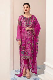 Ramsha Rangoon Vol-09 Luxury Chiffon Unstitched 3Pc Suit D-912