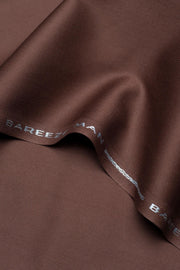Bareeze Man Egyptian Cotton 2/1 Unstitched Fabric for Summer - D-Brown