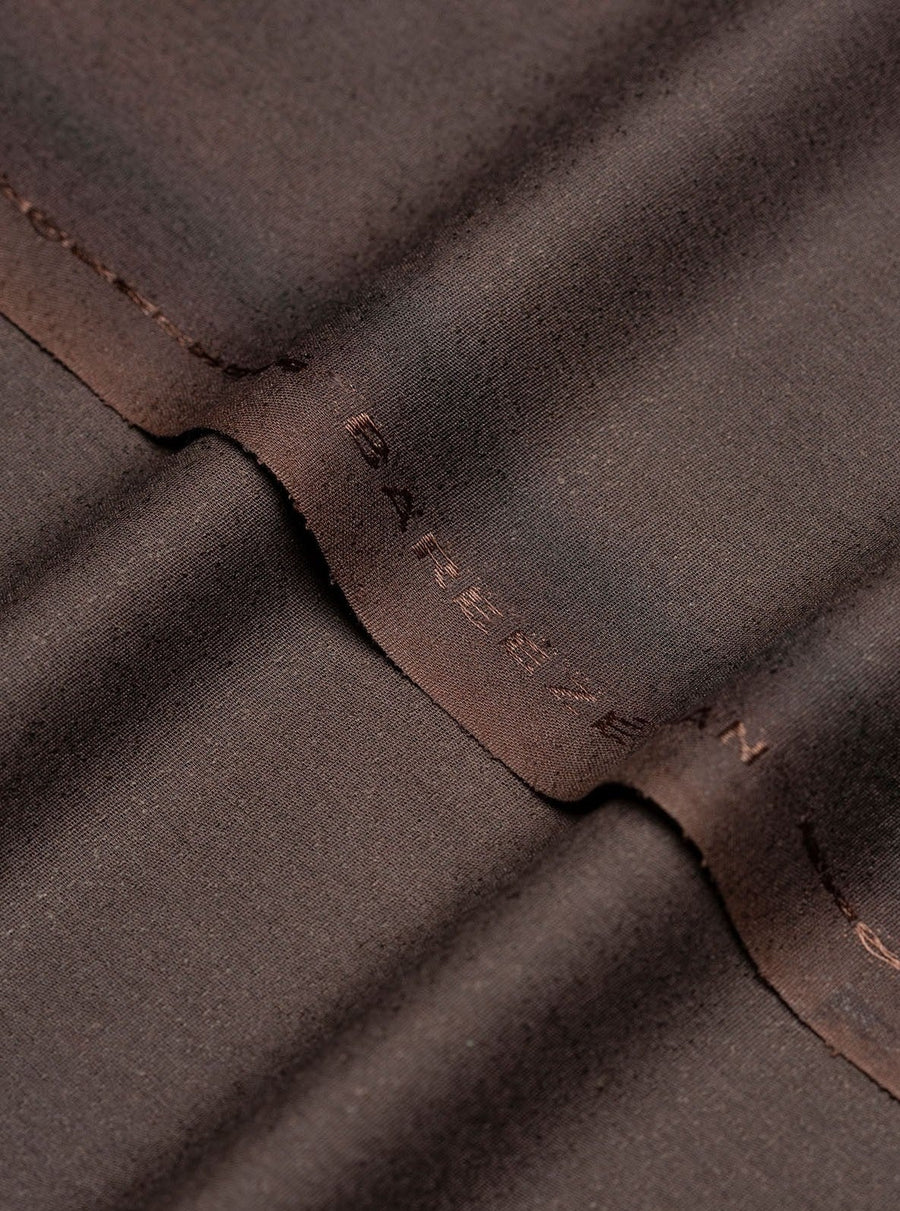 Bareeze Man Lawn Karandi Unstitched Fabric for Summer - D-Brown