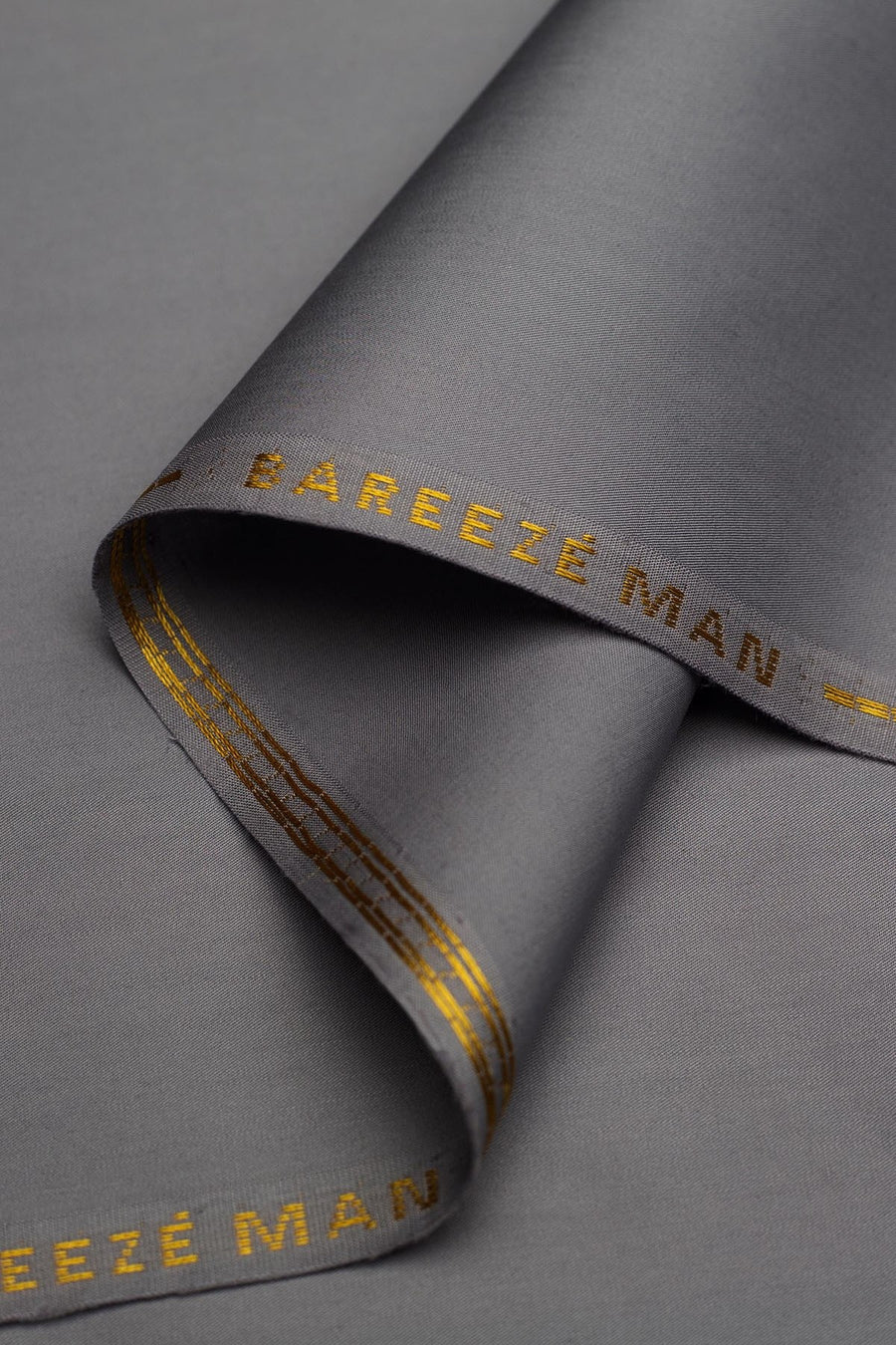 Bareeze Man Pima Cotton Unstitched Fabric for Summer - D-Grey
