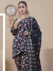 Rangoli by Puri Fabrics Unstitched Embroidered Woolen 3Pc Suit D-01