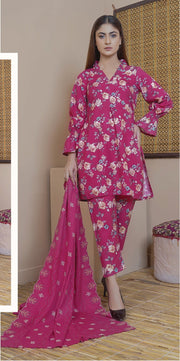 Rangoli by Puri Fabrics Unstitched Embroidered Woolen 3Pc Suit D-02