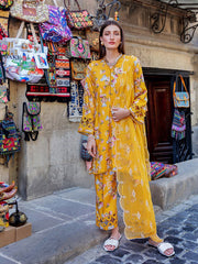The Cords by Panache Unstitched Embroidered Linen 3Pc Suit D-04