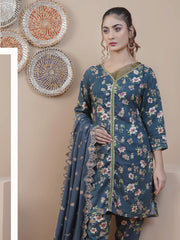 Rangoli by Puri Fabrics Unstitched Embroidered Woolen 3Pc Suit D-05