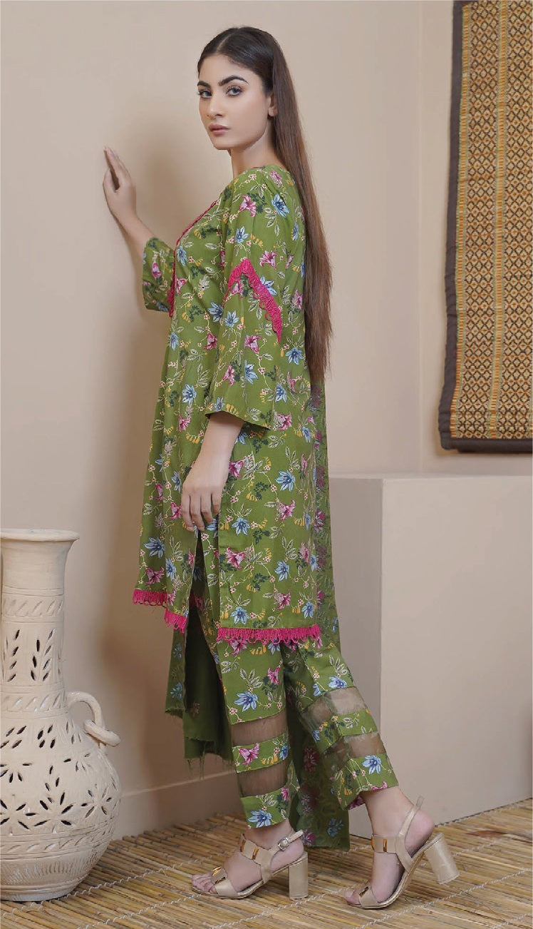 Rangoli by Puri Fabrics Unstitched Embroidered Woolen 3Pc Suit D-06