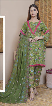 Rangoli by Puri Fabrics Unstitched Embroidered Woolen 3Pc Suit D-06