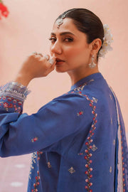 Zara Shahjahan Unstitched Embroidered Lawn 3 Piece Suit D23-15A
