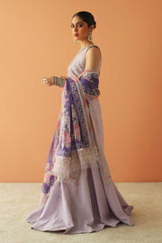 Zara Shahjahan Unstitched Embroidered Lawn 3 Piece Suit D23-1B