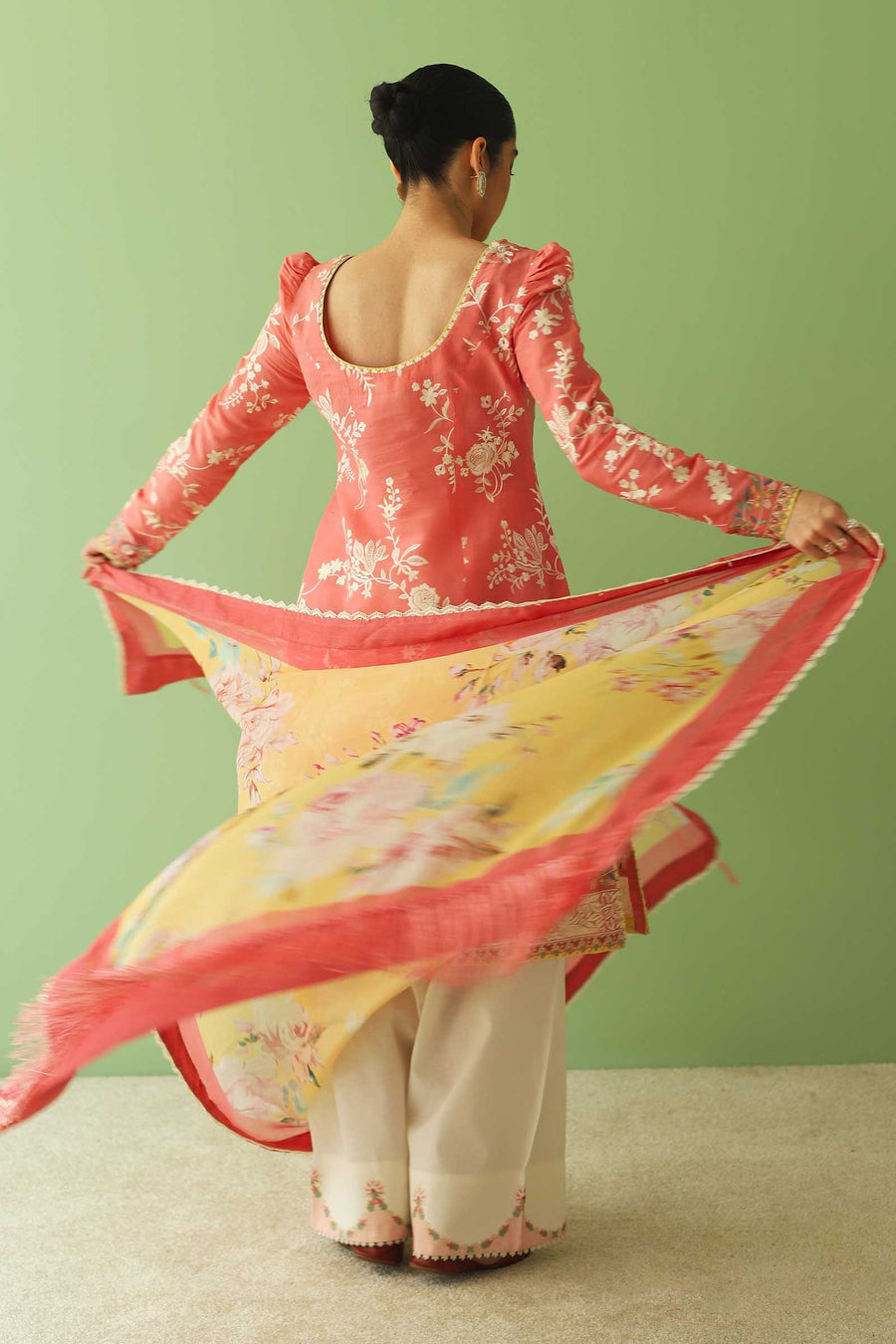 Zara Shahjahan Unstitched Embroidered Lawn 3 Piece Suit D23-3A
