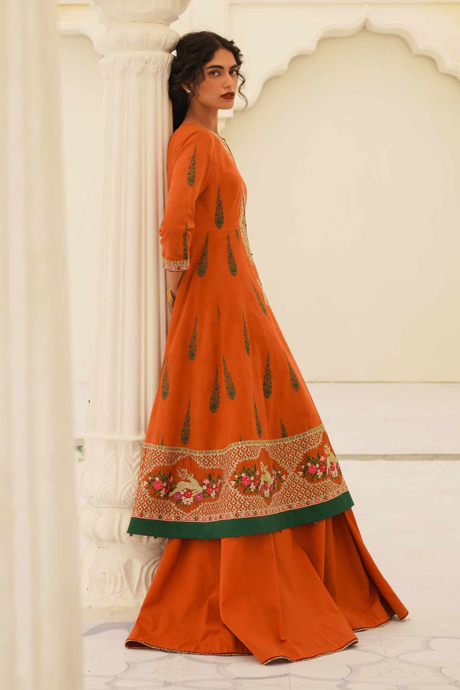 Zara Shahjahan Unstitched Embroidered Lawn 3 Piece Suit D23-7A