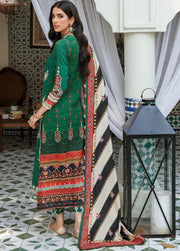 Noor by Saadia Asad Embroidered Linen Unstitched 3Pc Suit D-3B