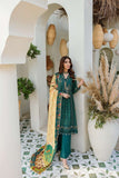 Noor by Saadia Asad Embroidered Linen Unstitched 3Pc Suit D-6B