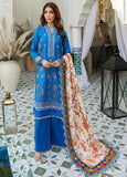 Noor by Saadia Asad Embroidered Linen Unstitched 3Pc Suit D-7A