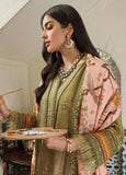 Noor by Saadia Asad Embroidered Linen Unstitched 3Pc Suit D-7B