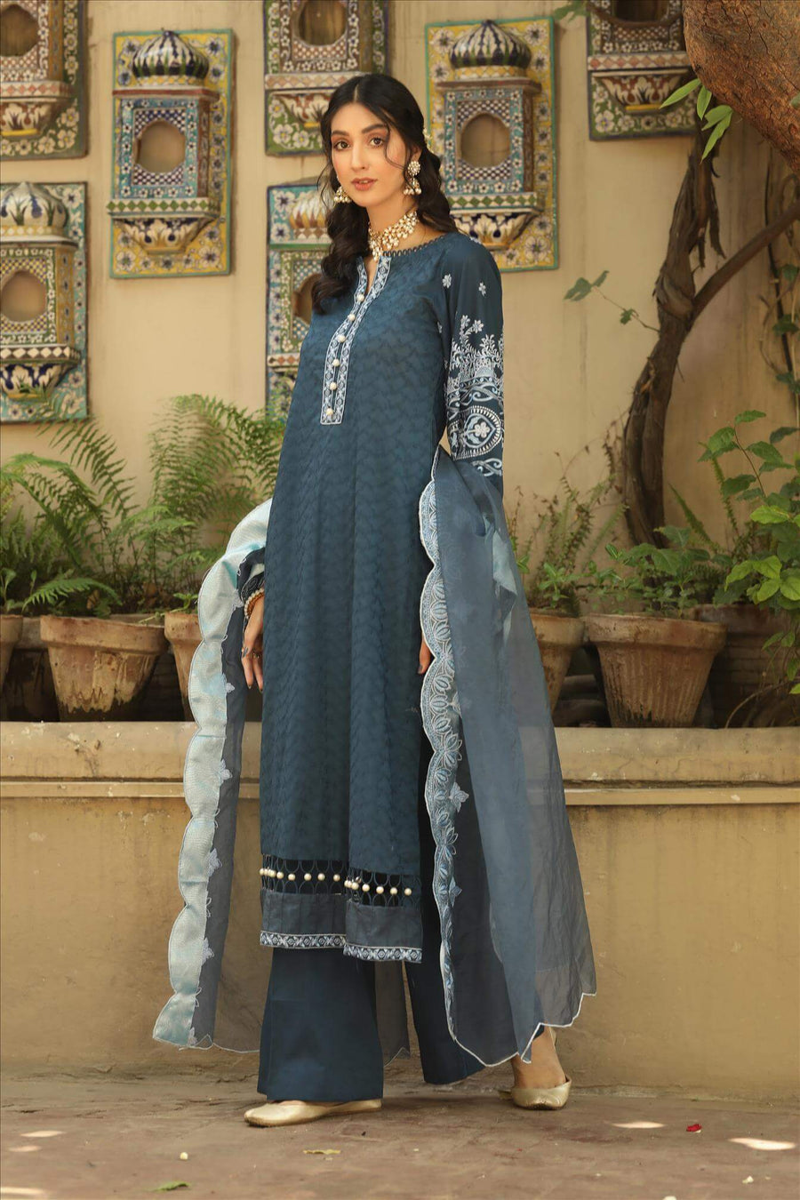 NOORANGI Gulbaan Unstitched Festive - Zimal