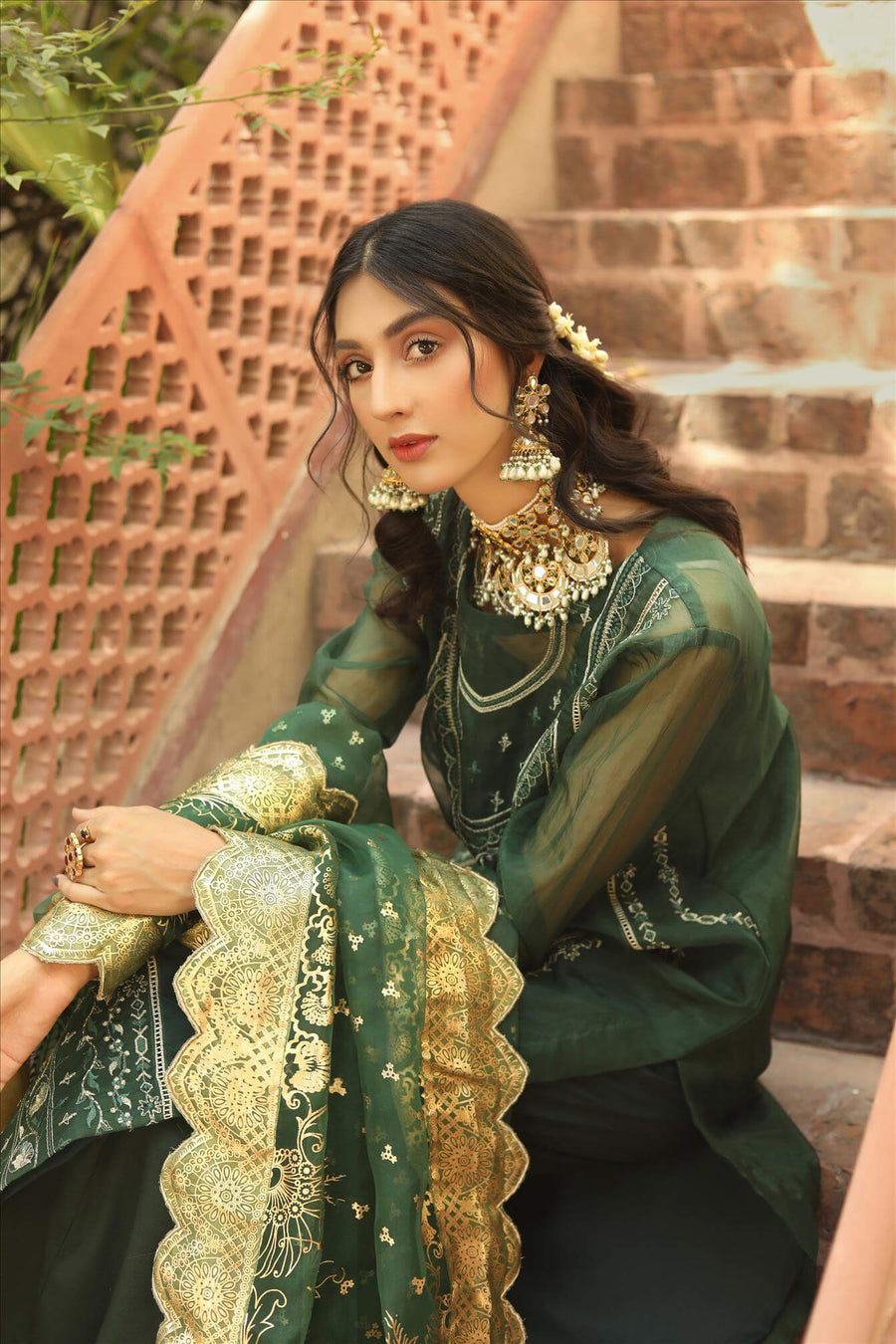 NOORANGI Gulbaan Unstitched Festive - Zumar