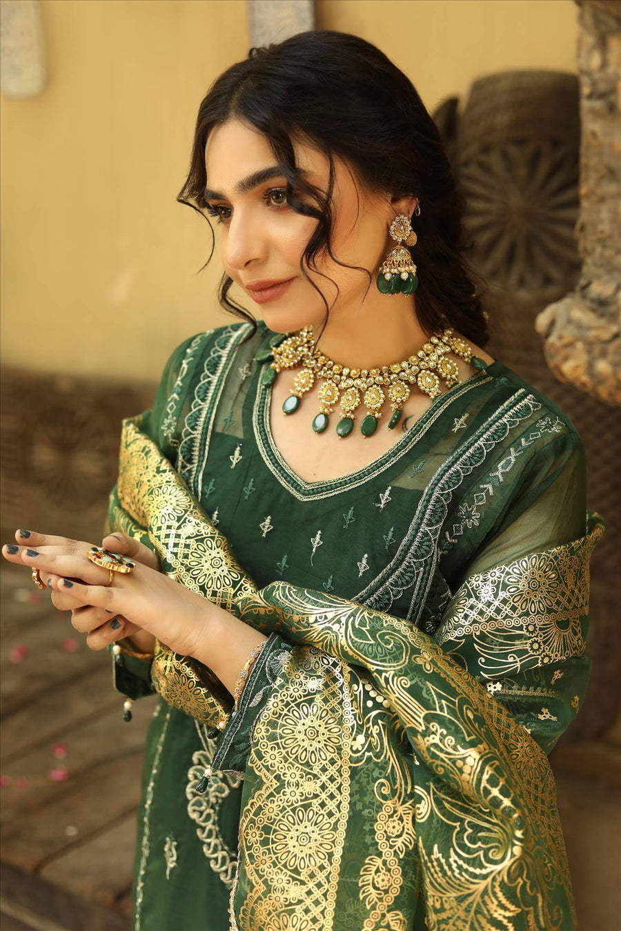 NOORANGI Gulbaan Unstitched Festive - Zumar