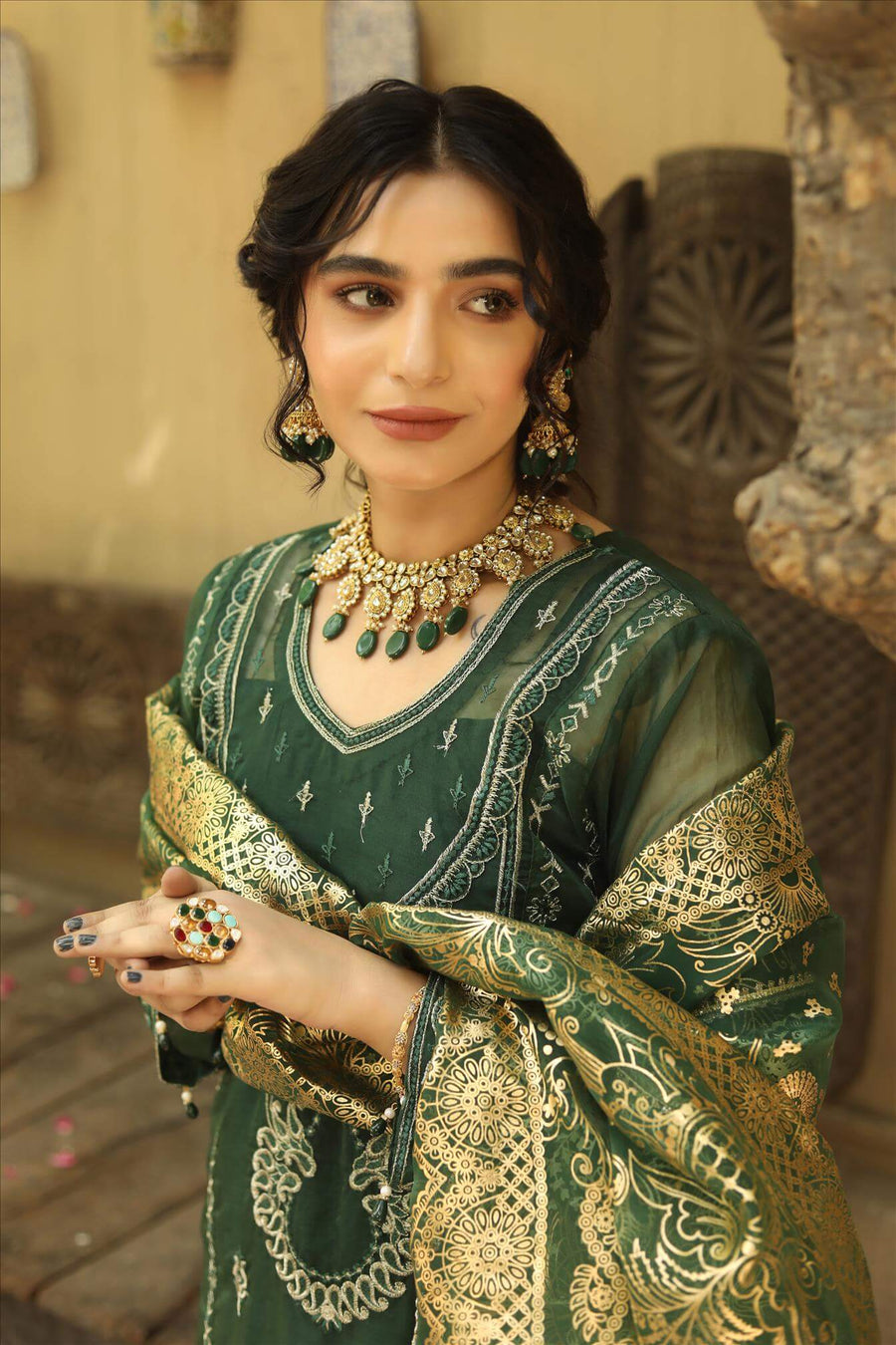 NOORANGI Gulbaan Unstitched Festive - Zumar