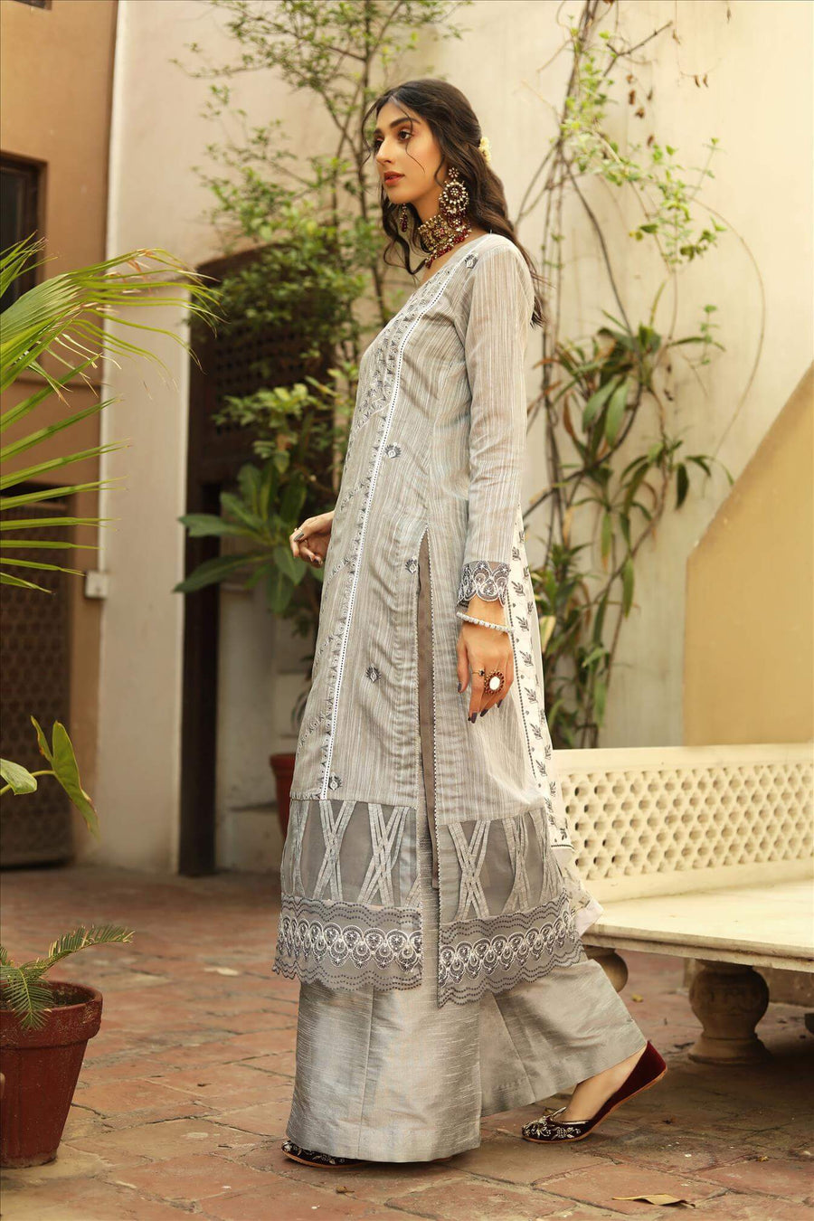 NOORANGI Gulbaan Unstitched Festive - Raina