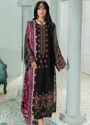 Noor By Saadia Asad Embroidered Chiffon Unstitched 3 Piece Suits - D8