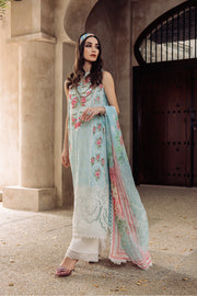 Saira Rizwan Embroidered Luxury Lawn Unstitched 3Pc Suit DAPHNE SR-01