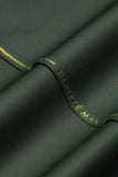 Bareeze Man Pima Cotton Unstitched Fabric for Summer - Dark Green