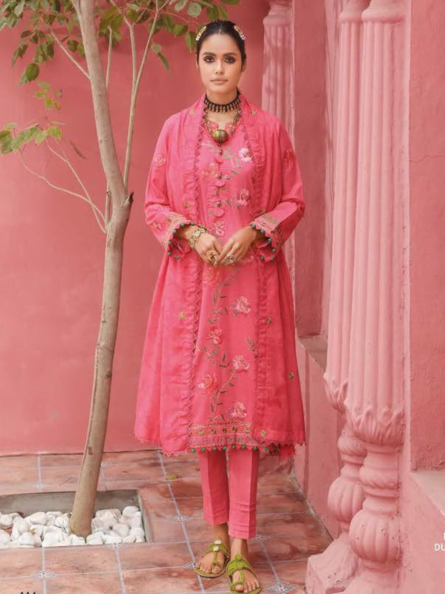 GulAhmed Summer Essential Lawn Unstitched Embroidered 3 Piece DB-32006
