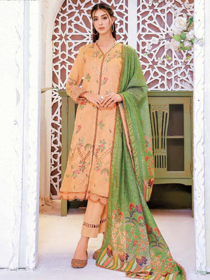 GulAhmed Summer Premium Embroidered Cotton Unstitched 3Pc DB-32009