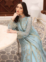 Charizma Diamond Dust Unstitched Premium Chiffon 3Pc Suit DD-01