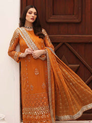 Charizma Diamond Dust Unstitched Premium Chiffon 3Pc Suit DD-03