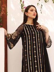 Charizma Diamond Dust Unstitched Premium Chiffon 3Pc Suit DD-05