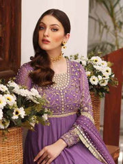 Charizma Diamond Dust Unstitched Premium Chiffon 3Pc Suit DD-06