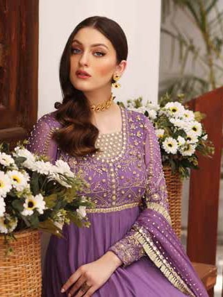 Charizma Diamond Dust Unstitched Premium Chiffon 3Pc Suit DD-06