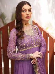 Charizma Diamond Dust Unstitched Premium Chiffon 3Pc Suit DD-06