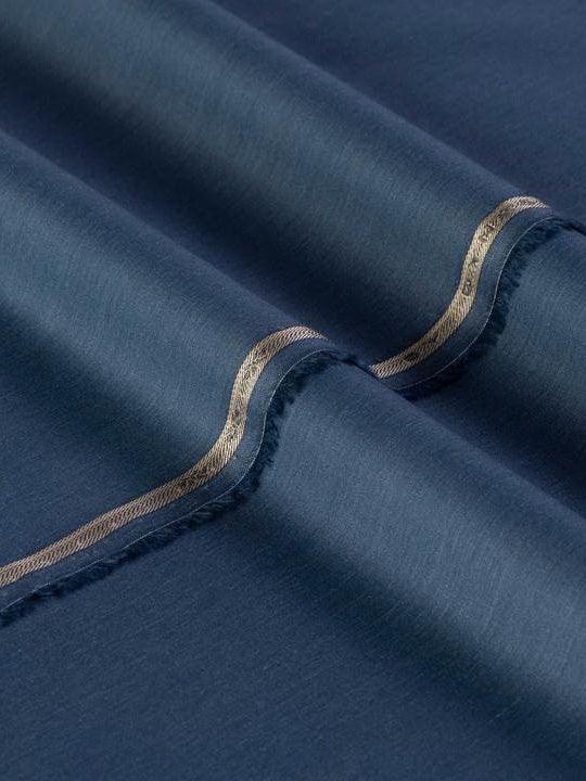 Dynasty York Men’s Cotton Shalwar Kameez Suit For Summer Deep Blue - FaisalFabrics.pk