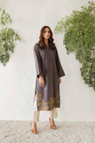 Nuriyaa Winter Tale Embroidered Pret Slub Khaddar 1pc Shirt - DIM - FaisalFabrics.pk