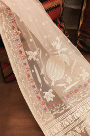 Zara Shahjahan Luxury Lawn Unstitched 3Pc Suit - DINA