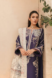 Zara Shahjahan Luxury Lawn Unstitched 3Pc Suit - DINA