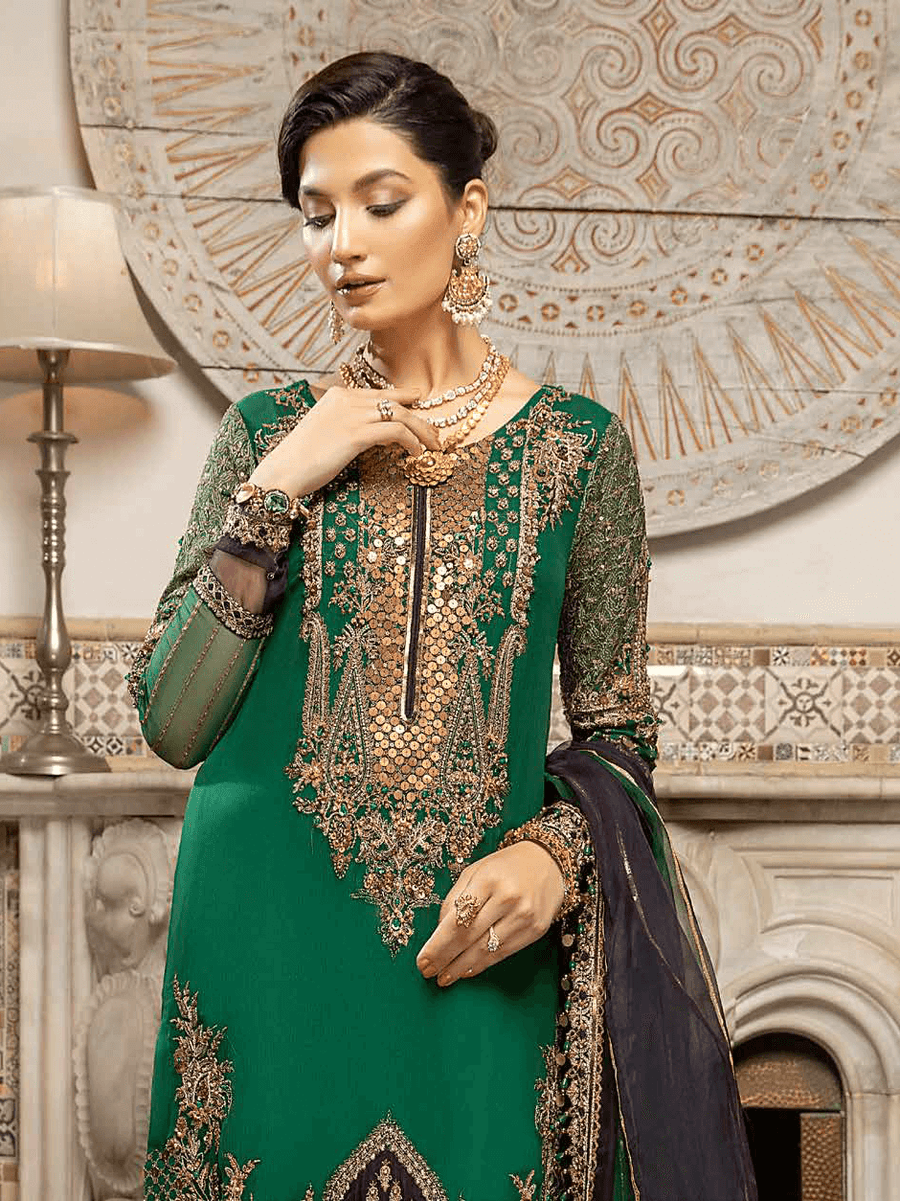 Charizma Dastan-e-Jashan Unstitched Formal Chiffon 3Pc Suit DJ-01