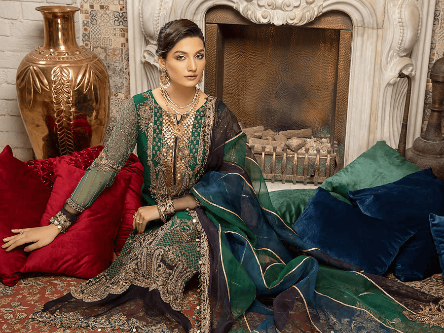 Charizma Dastan-e-Jashan Unstitched Formal Chiffon 3Pc Suit DJ-01