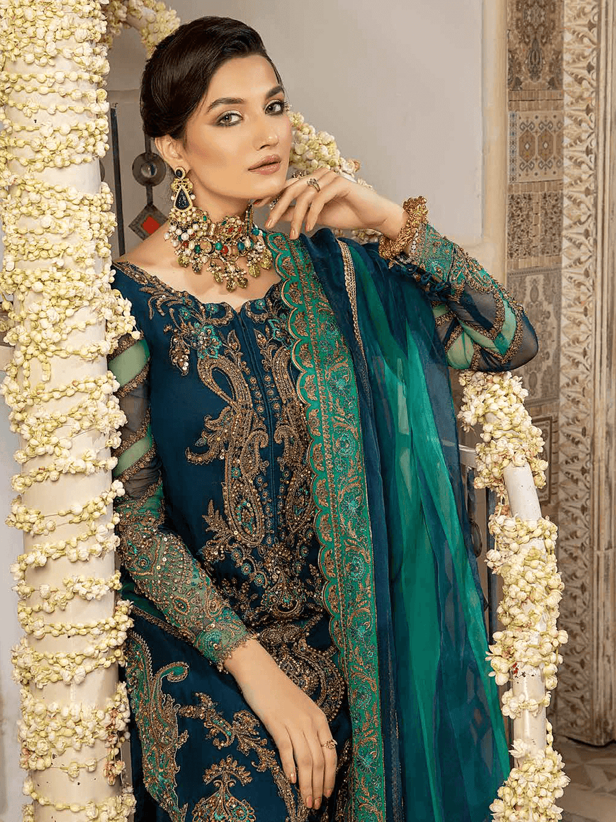 Charizma Dastan-e-Jashan Unstitched Formal Chiffon 3Pc Suit DJ-03