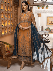 Charizma Dastan-e-Jashan Unstitched Formal Chiffon 3Pc Suit DJ-04
