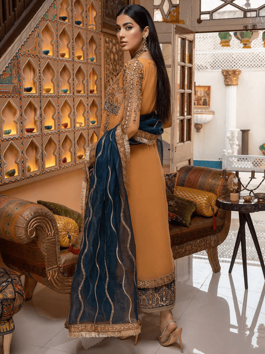 Charizma Dastan-e-Jashan Unstitched Formal Chiffon 3Pc Suit DJ-04
