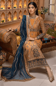 Charizma Dastan-e-Jashan Unstitched Formal Chiffon 3Pc Suit DJ-04