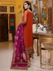 Charizma Dastan-e-Jashan Unstitched Formal Chiffon 3Pc Suit DJ-05