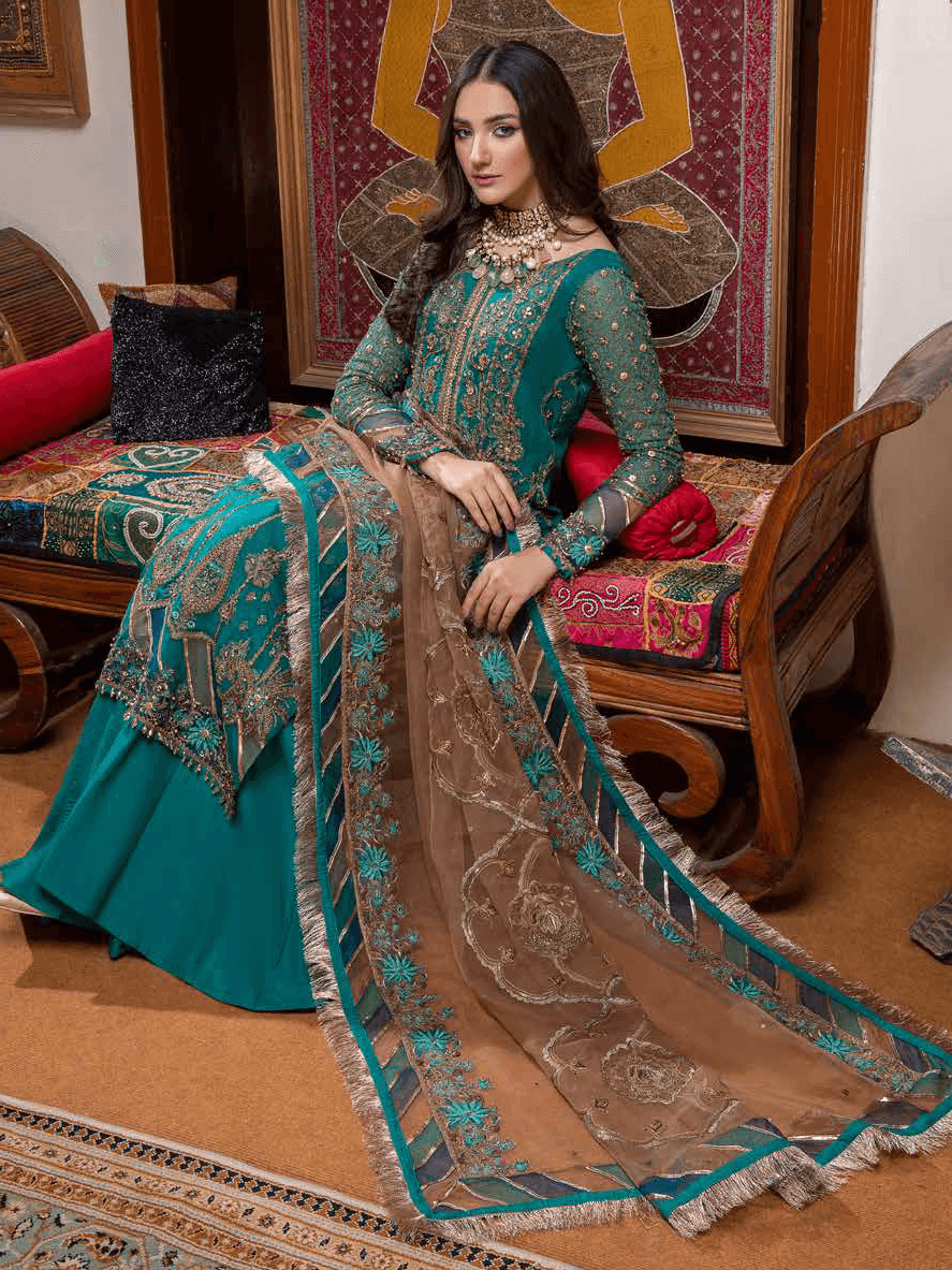 Charizma Dastaan-e-Jashan Unstitched Formal Chiffon 3Pc Suit DJ-06