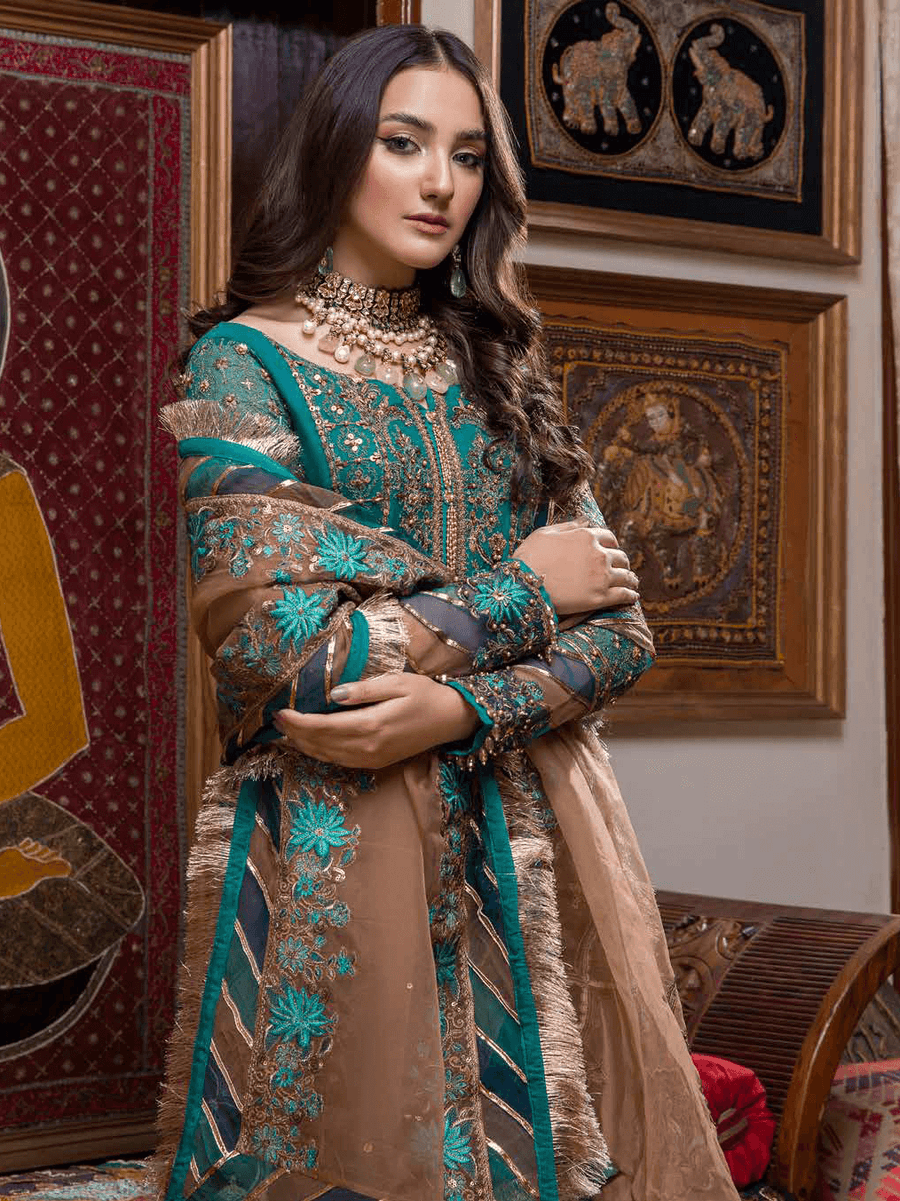 Charizma Dastaan-e-Jashan Unstitched Formal Chiffon 3Pc Suit DJ-06