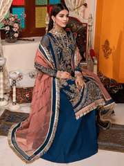 Charizma Dastaan-e-Jashan Unstitched Formal Chiffon 3Pc Suit DJ-07